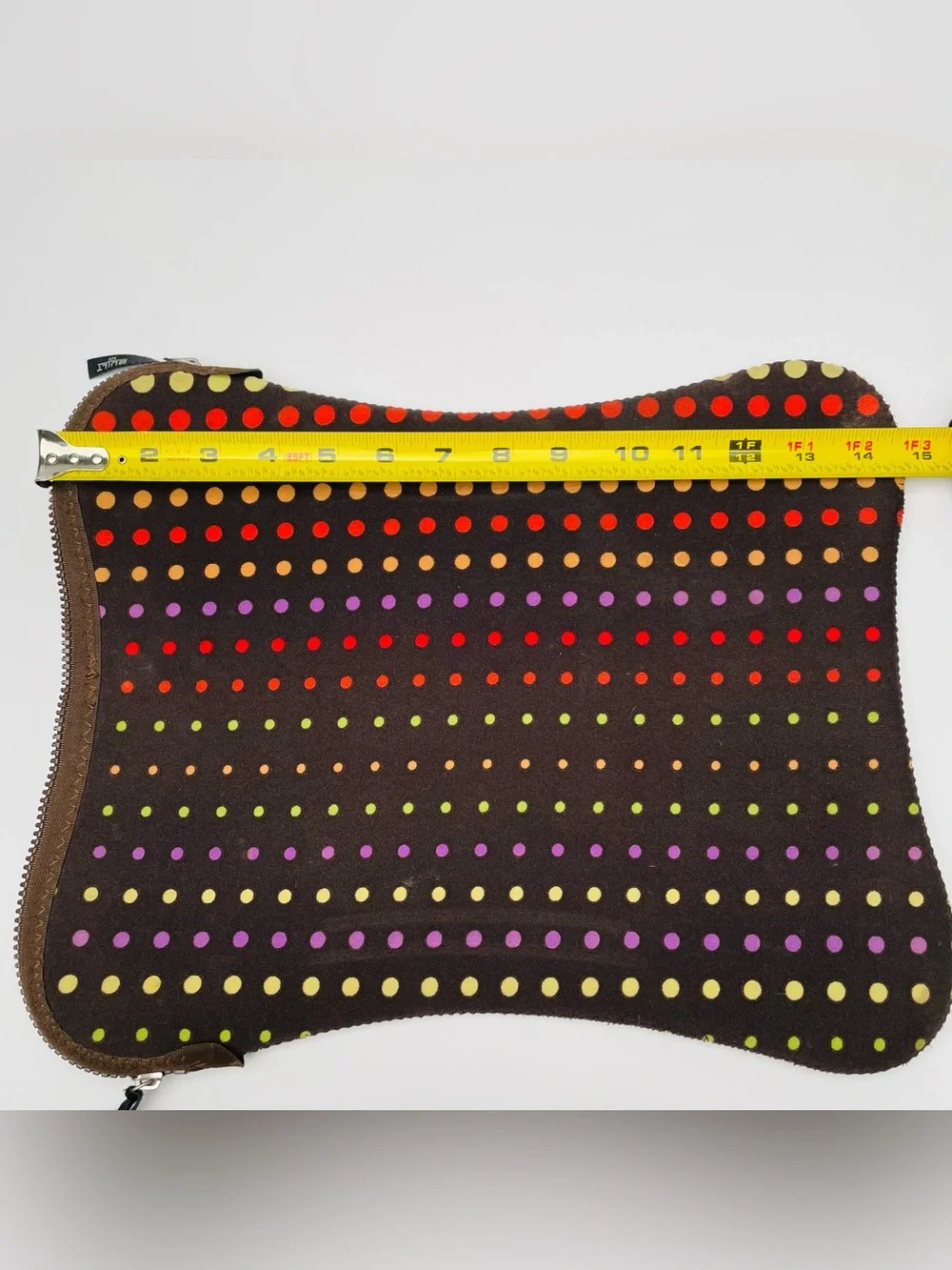 BUILT NY Neoprene 15” Laptop Sleeve Scatter Dot Multicolor Pattern Model MF101